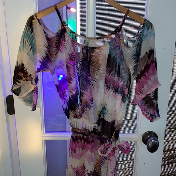 Anthropologie Dresses & Skirts - Anthro Pinkerton Silk Dress watercolor